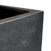 Květináč Roccastone, krychle, předělovač venkovní, podlahový květináč, květináč, velký, beton, antracit, Fleur Ami