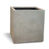 Květináč Roccastone, krychle, předělovač venkovní, podlahový květináč, květináč, velký, beton, přírodní beton, Fleur Ami