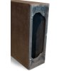 Květináč Roccastone, KVÁDR, předělovač venkovní, podlahový květináč, květináč, velký, beton, antracit, Fleur Ami