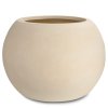 Květináč, Polystone Globe, bílá, krémová, Fleur Ami