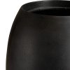 Květináč, Polystone Essence, černá, Fleur Ami