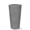 Květináč, váza, Polystone Conical, šedá, Fleur Ami