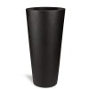 Květináč, váza, Polystone Conical, černá, antracit, Fleur Ami