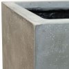 Květináč Roccastone, KVÁDR, sloup, venkovní, podlahový květináč, květináč, velký, beton, antracit, Fleur Ami