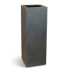Květináč Roccastone, KVÁDR, sloup, venkovní, podlahový květináč, květináč, velký, beton, antracit, Fleur Ami