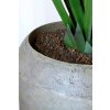 Podlahový květináč Cigar, váza, venkovní, velký, polystone, šedá, betonová, Fleur Ami