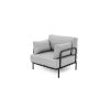 Venkovní křeslo SALVE, šedé, ARMCHAIR, Sit Sit