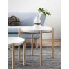 stůl, dřevěný, bílý, kulatý, Design House Stockholm