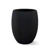 černá, květináč, Argento Tall Balloon Matt Black, Luca Lifestyle