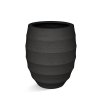 černá, květináč, Bordo New Egg Pot Low Earth, Luca Lifestyle