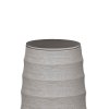 kulatá krycí deska, šedá, kulatá, Clay, Luca lifestyle