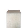 čtvercová krycí deska, bílá, čtverec, Square Antique White, Luca lifestyle