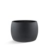 Grigio Modern Bowl Anthracite, černá, květináč mísa, Luca Lifestyle
