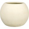 21033 polystone globe pflanzkugel creme 001