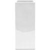 Květináč Premium Tower, kvádr, sloup, květináč, velký, kompozit, bílá, Fleur Ami