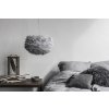 2085 Eos medium light grey white cord feather and branches bedroom environment