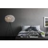 2090 Eos large light grey bedroom with footend table