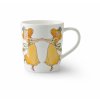 Beskow Mug Handle Dandelions whitebg