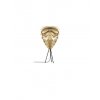 2095 Conia medium brushed brass tripod table black