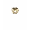 2070 Silvia medium brushed brass white cord