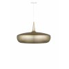 2077 Clava Dine brushed brass canopy cordset white