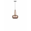 2050 Clava brushed copper canopy cordset black