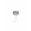 2079 Carmina mini misty grey tripod table white