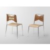 Torso, židle, kůže, elegantní, hnědá, Design House Stockholm