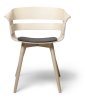 WickChair AshSeat AshLegs BlackLeatherSeat