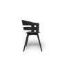 WickChair BlackSeat BlackLegs 90 iso