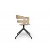 WickChair OakSeat Swivel 90 iso