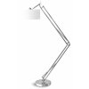Stojací lampa Milano stříbrná L 4723 bílá