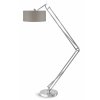 Stojací lampa Milano stříbrná L 4723 linen dark