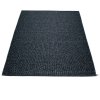 černý, vinylový koberec SVEA, jednobarevný, Black, Black Metallic