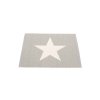šedý, bílý, vinylový koberec VIGGO ONE, vzor hvězdy, Warm Grey, Vanilla