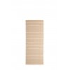 béžový tkaný vinylový koberec běhoun Pappelina Carl Linen, pruhy