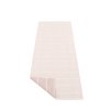 růžový tkaný vinylový koberec běhoun Pappelina Carl Pale Rose, pruhy