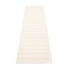 bílý tkaný vinylový koberec běhoun Pappelina Carl Vanilla/White, pruhy