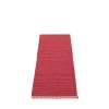 červený, vinylový koberec MONO, jednobarevný, Blush/Dark Red