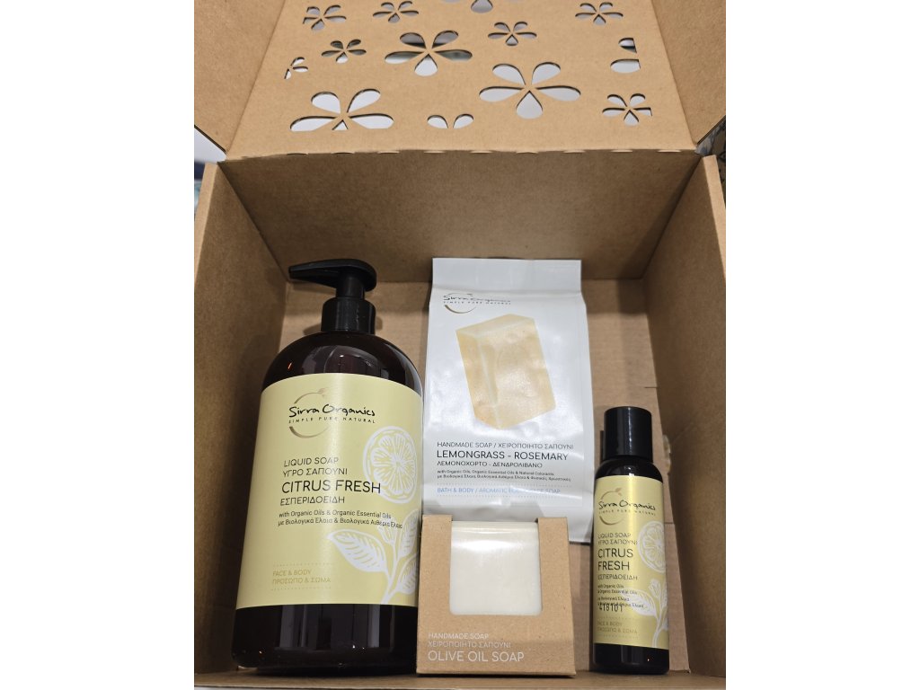 Vánoční sada mýdel Citrus Fresh