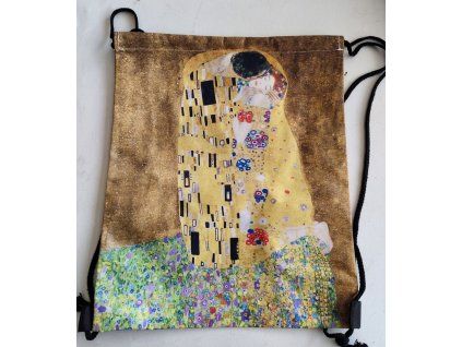 Batoh plátěný - Polibek