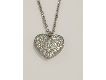 Řetízek chirurgická ocel - Srdíčko