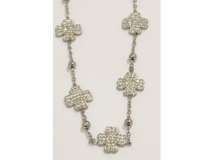 Řetízek chirurgická ocel - Čtyřlístky