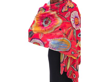 Šála kašmír barevná 3