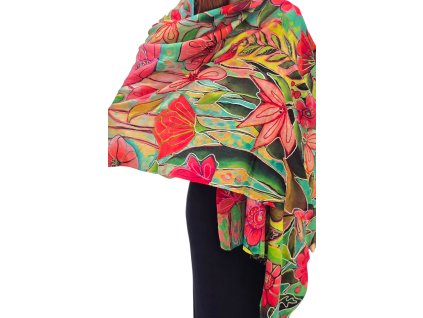 Šála kašmír barevná 8