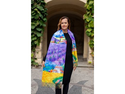 Slunečnice a levandulová pole 1