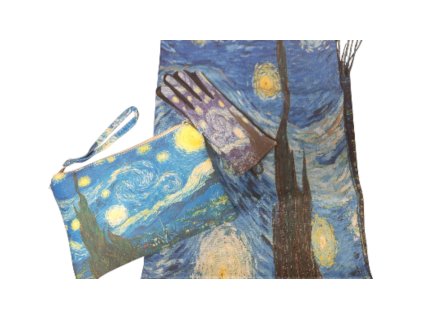 Sada v dárkové kabelce Vincent van Gogh - Hvězdná noc