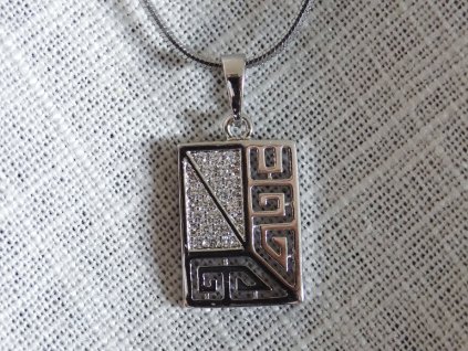 Řetízek chirurgická ocel - Obdelník - ornament