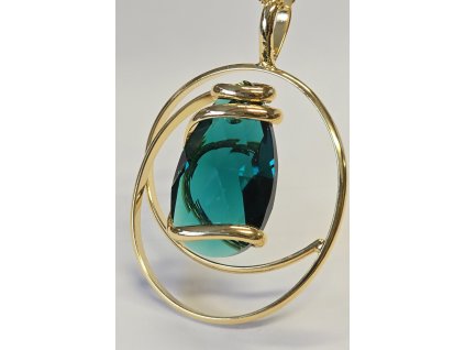 Náhrdelník Smaragd drop