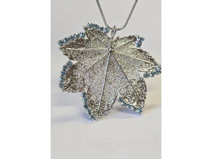 Řetízek - Japonský javor úplňku s krystaly